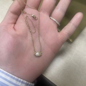 14k diamond necklace